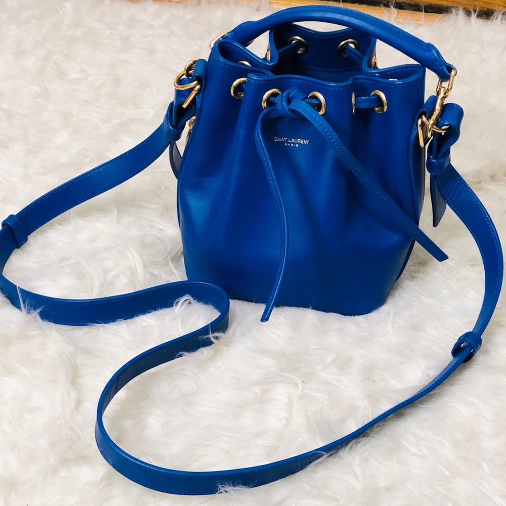 Yves Saint Laurent Mini Bucket Bleu Majorelle